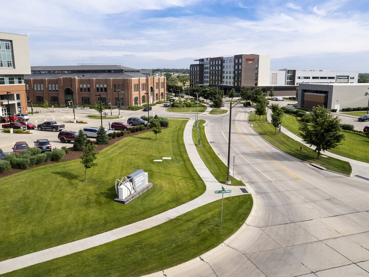 Building exteriors at Nebraska Innovation Campus