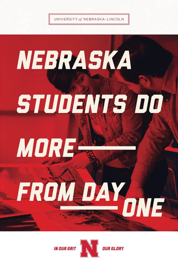 Nebraska Students Do More From Day One poster