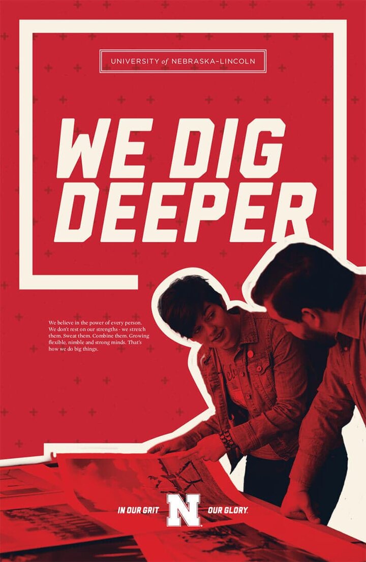 We Dig Deeper recruitment poster