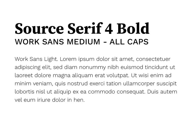 Sample of Source Serif font text