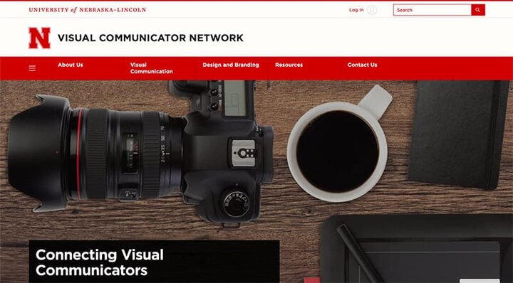 Screen capture of the Visual Communicator Network